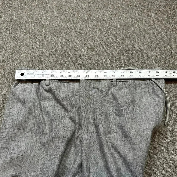 Pierre Clarence France Grey Men's Linen Blend Pants FR 48 / US 38 - Picture 5 of 7